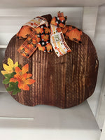 Pumpkin, Fall Wooden