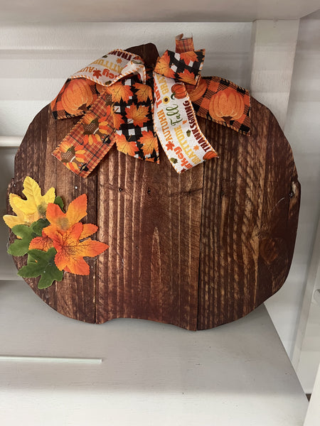 Pumpkin, Fall Wooden