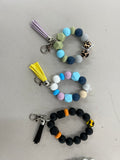 Decorative wristlet key chains