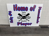 Challenger Baseball, Yard Sign