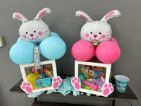 Easter Bunny Basket, Blue or Pink