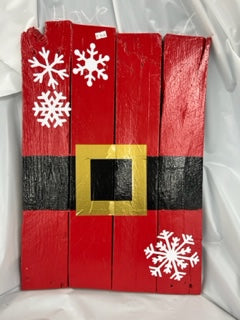 Santa, Wooden Sign