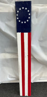 American Flag, Wooden sign