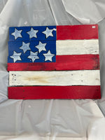 American, wooden